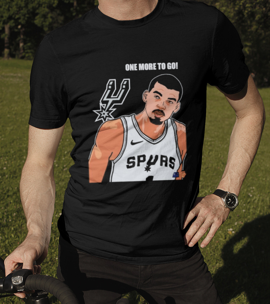 Victor Wembanyama San Antonio Spurs One More To Go T-Shirt