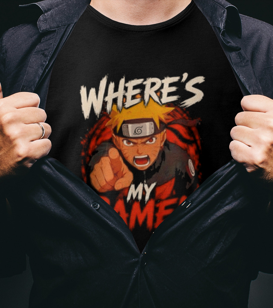 Where's My Ramen Naruto T-Shirt
