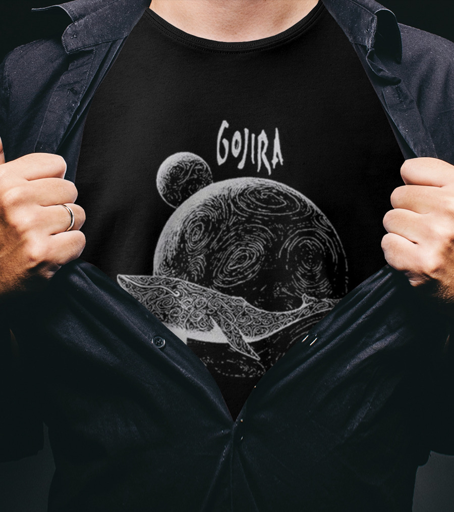 Gojira Europe Tour 2026 From Mars To Sirius Whale Planet T-Shirt