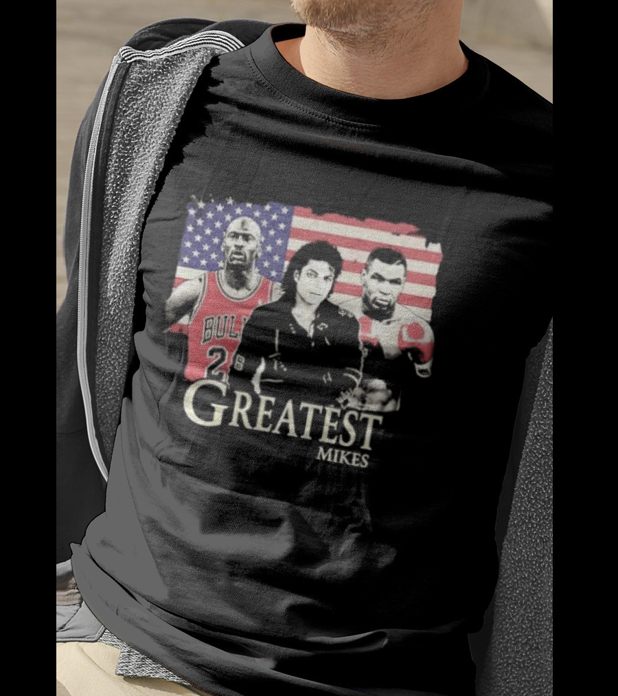 Greatest Mikes Jordan Jackson Tyson American Flag 2026 T-Shirt