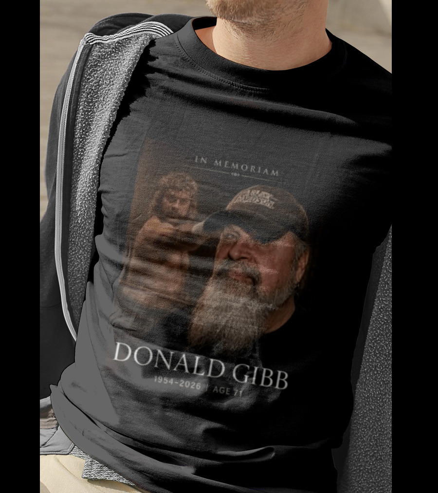 In Memoriam Donald Gibb 1954 2026 Age 71 Tribute With Harley Davidson Hat And Boxing Scene T-Shirt
