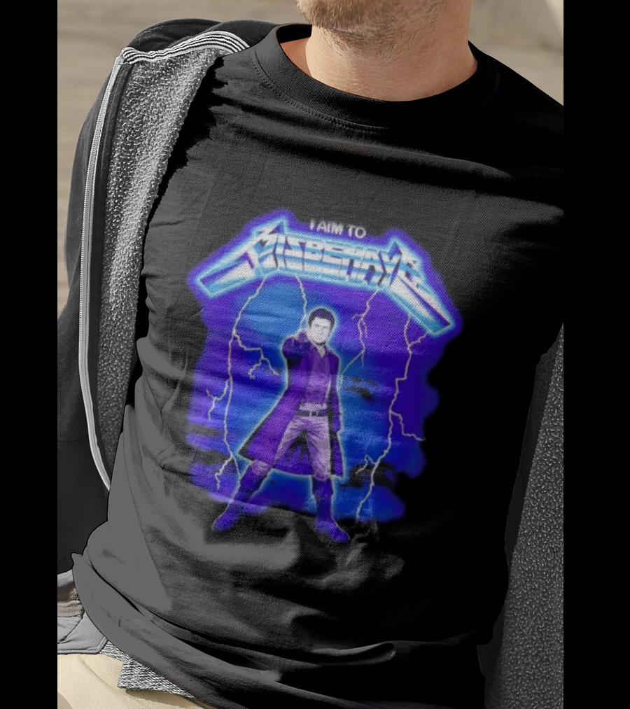 Firefly Malcolm Reynolds I Aim To Misbehave Electric T-Shirt
