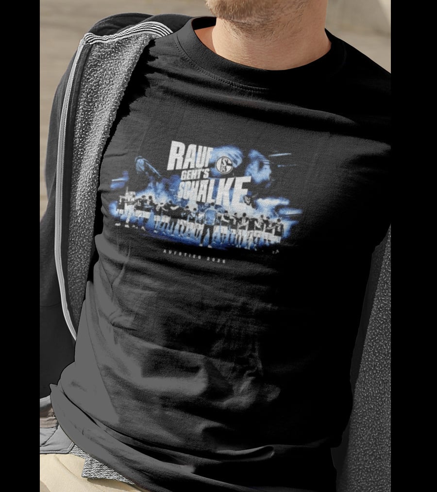 Rauf Geht's Schalke Aufstiegs 2026 Fußballfeier Bundesliga Begeisterung T-Shirt