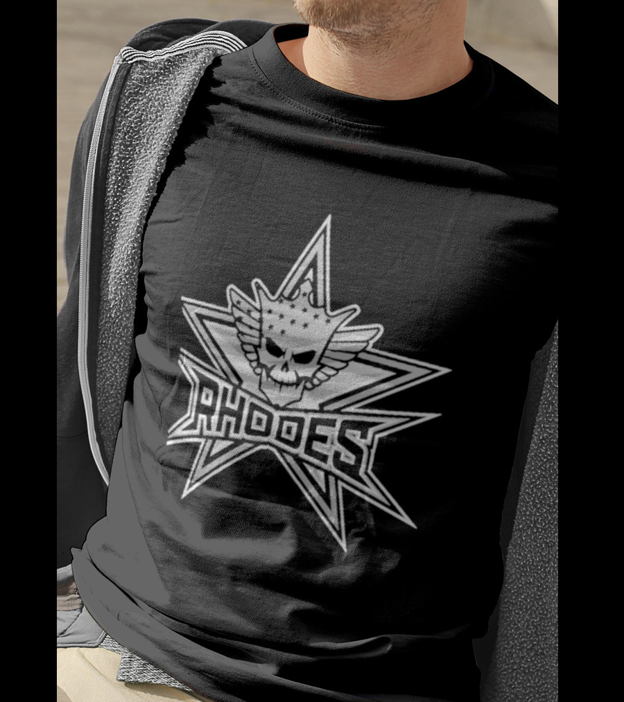 Rhodes Skull Crown Star Crest T-Shirt
