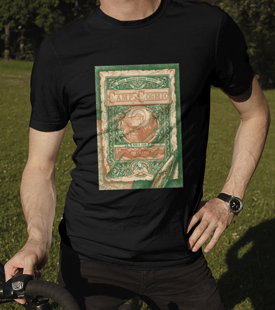 Daniel Donato's Cosmic Country Camp Cosmic May 8 2026 The Caverns Pelham Tennessee T-Shirt