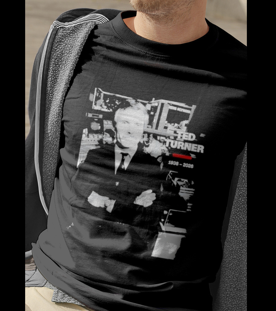 Rest In Peace Ted Turner 1938 2026 Newsroom T-Shirt