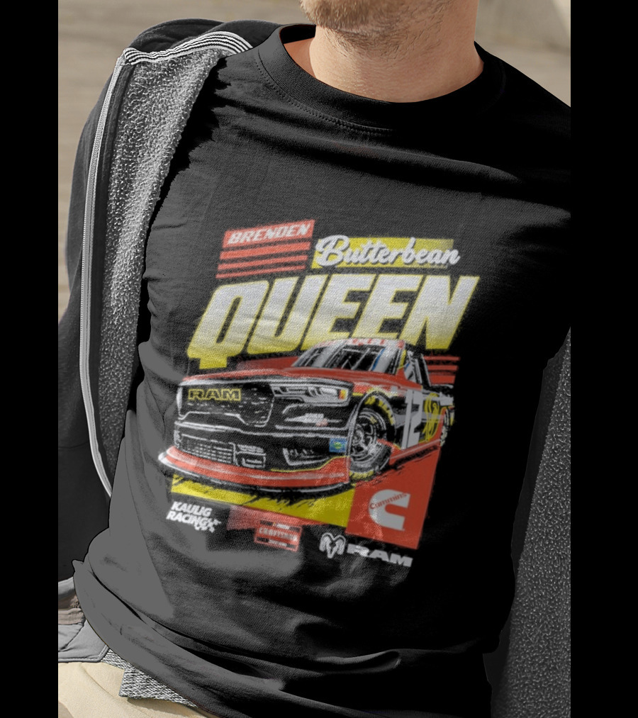 Brenden Butterbean Queen Kaulig Racing Cummins Cottonelle NASCAR Car T-Shirt