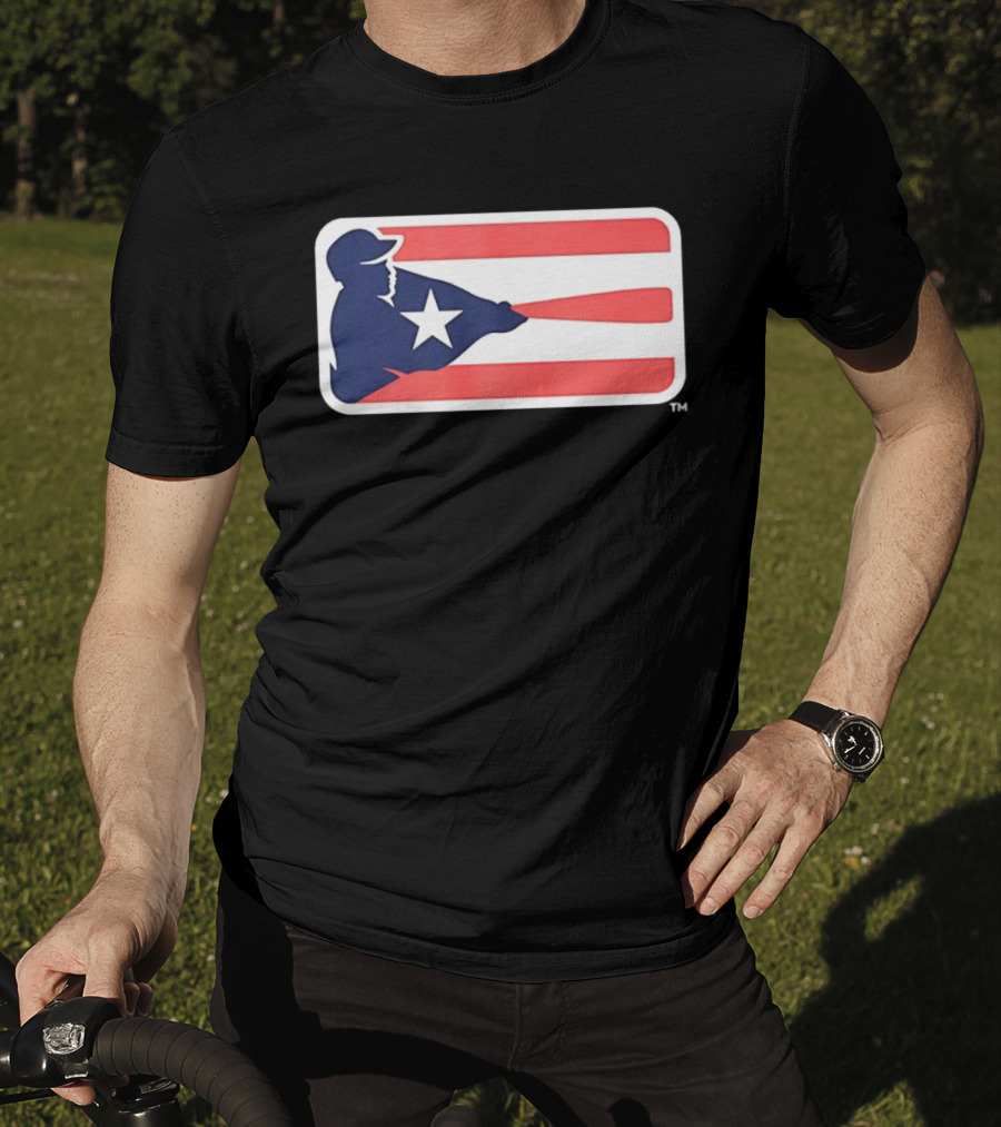 Liga De Béisbol Profesional Roberto Clemente MLB Puerto Rico Flag Baseball Player Star T-Shirt