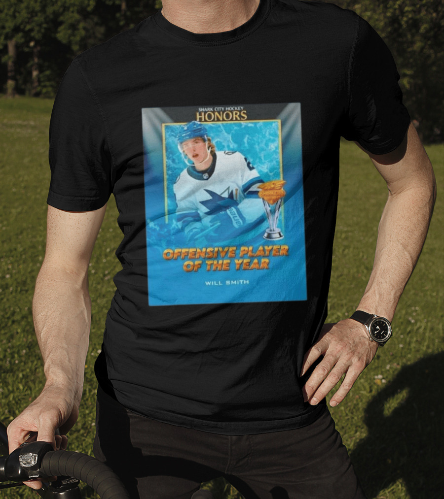 Shark City Hockey Honors Offensive Player Of The Year Will Smith San Jose Sharks T-Shirt