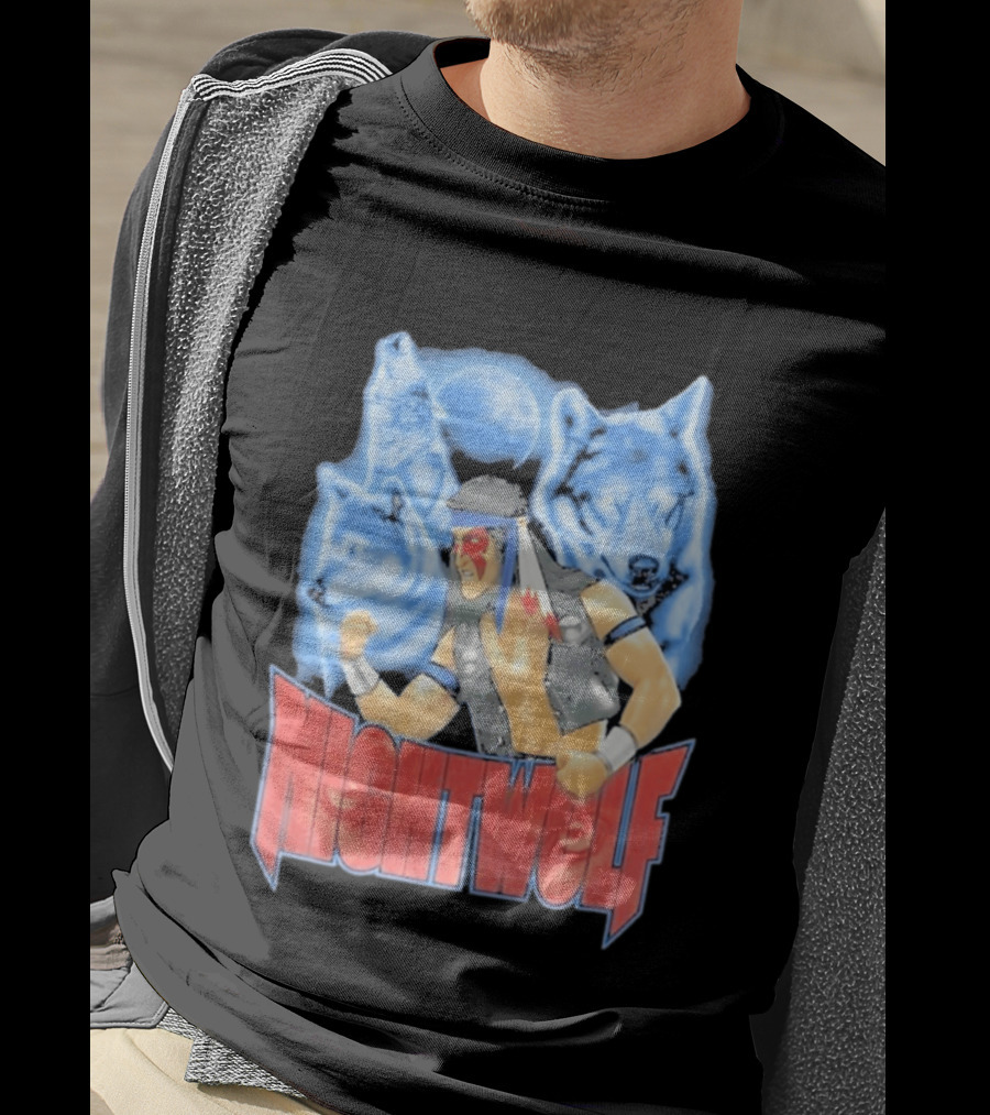 Nightwolf Mortal Kombat Klassic Ultimate MK3 Wolves Moonfighter T-Shirt