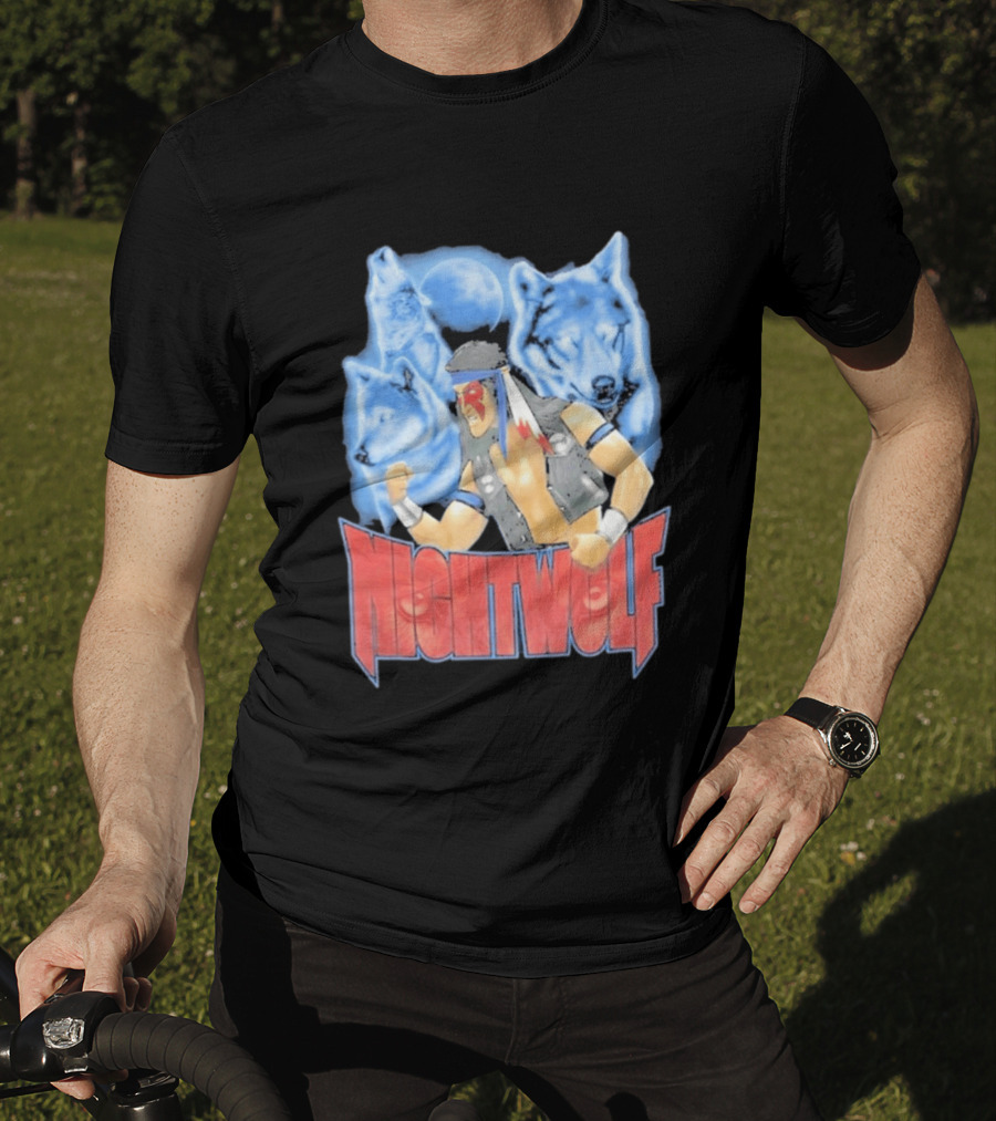 Nightwolf Mortal Kombat Klassic Ultimate MK3 Wolves Moonfighter T-Shirt