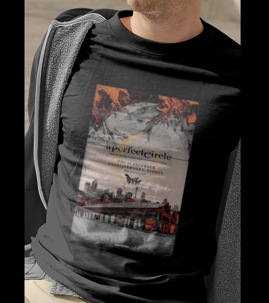 A Perfect Circle Thu 10 December Carriageworks Sydney Special Sunset Show With Puscifer T-Shirt
