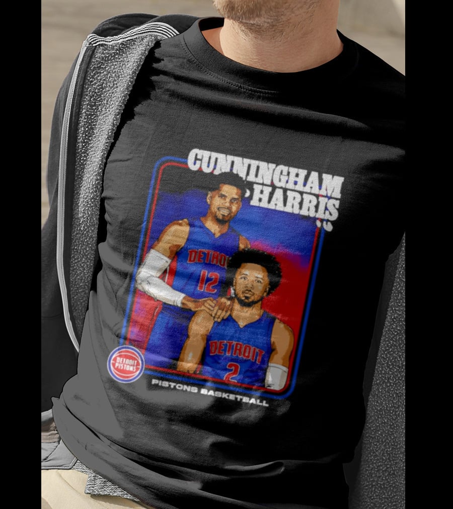 Cunningham Harris Detroit Pistons Basketball 2026 T-Shirt