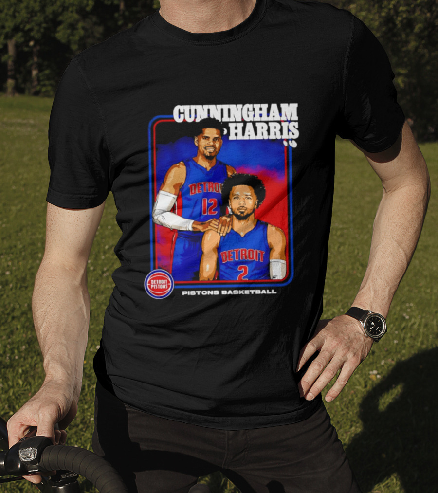 Cunningham Harris Detroit Pistons Basketball 2026 T-Shirt
