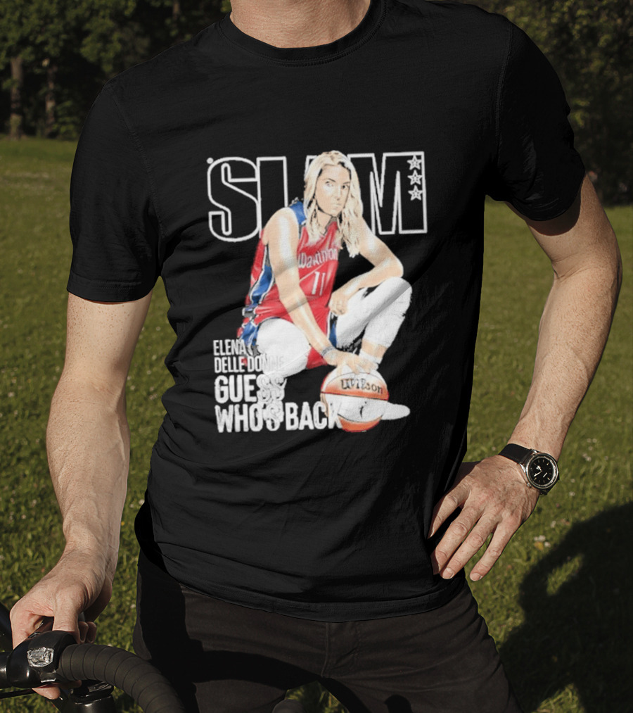 Elena Delle Donne Guess Who's Back Slam 238 Washington Basketball T-Shirt