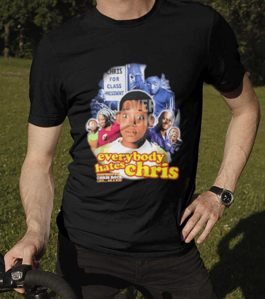Everybody Hates Chris Inspired By Chris Rock Chris For Class President T-Shirt