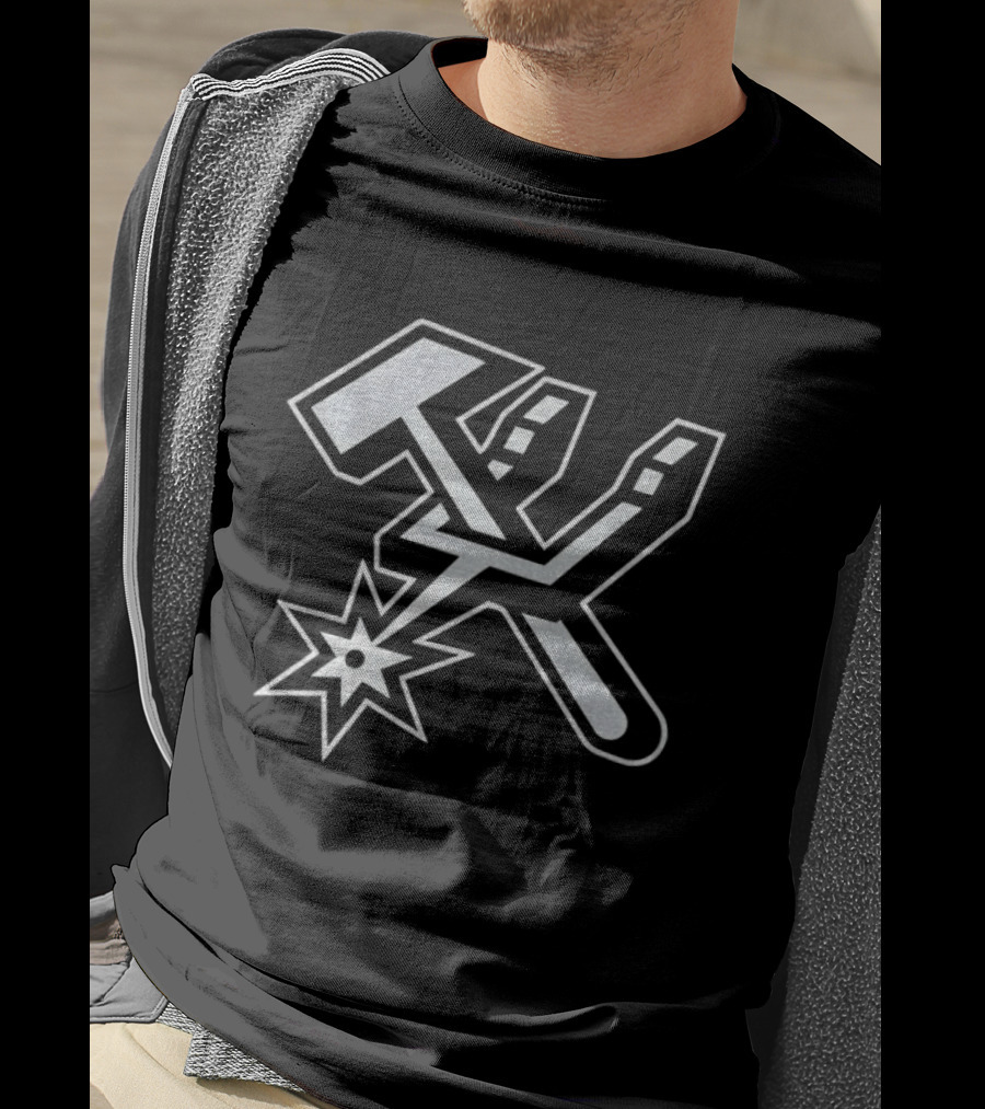 San Antonio Spurs Hammer Spur NBA Basketball 2026 T-Shirt