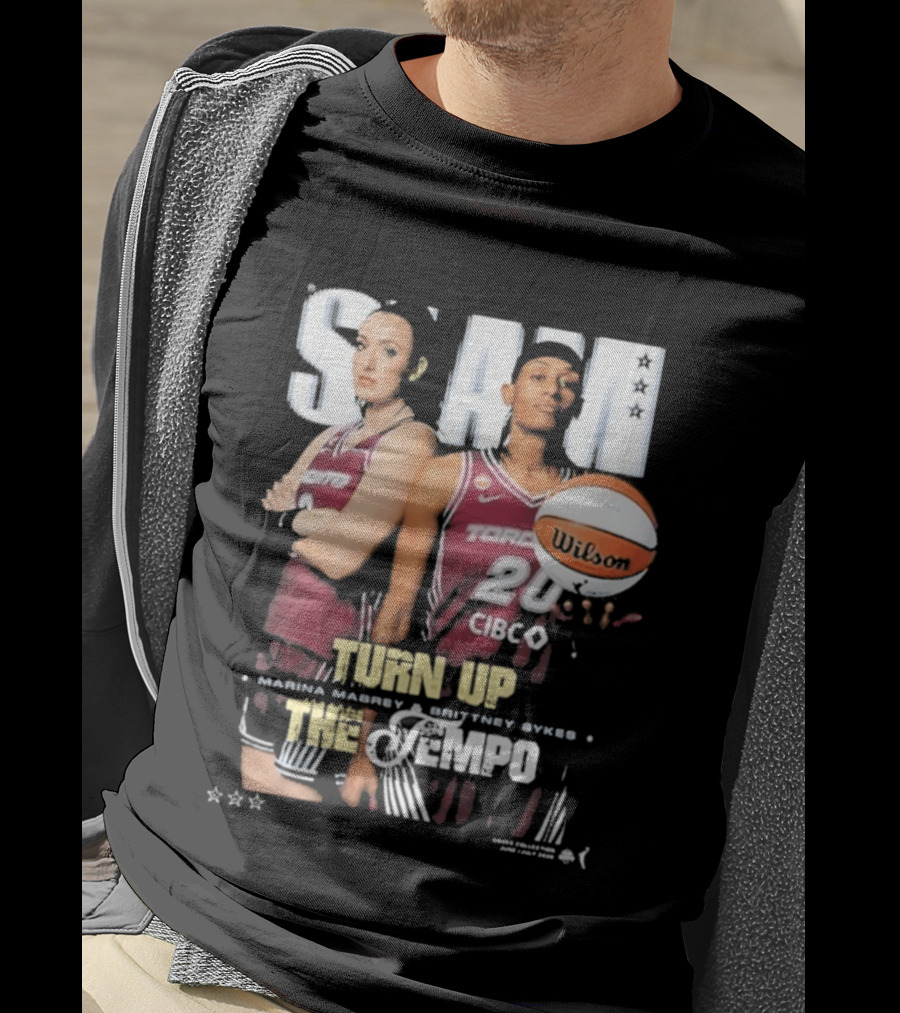 Slam 262 Turn Up The Tempo Marina Mabrey Brittney Sykes Toronto CIBC T-Shirt