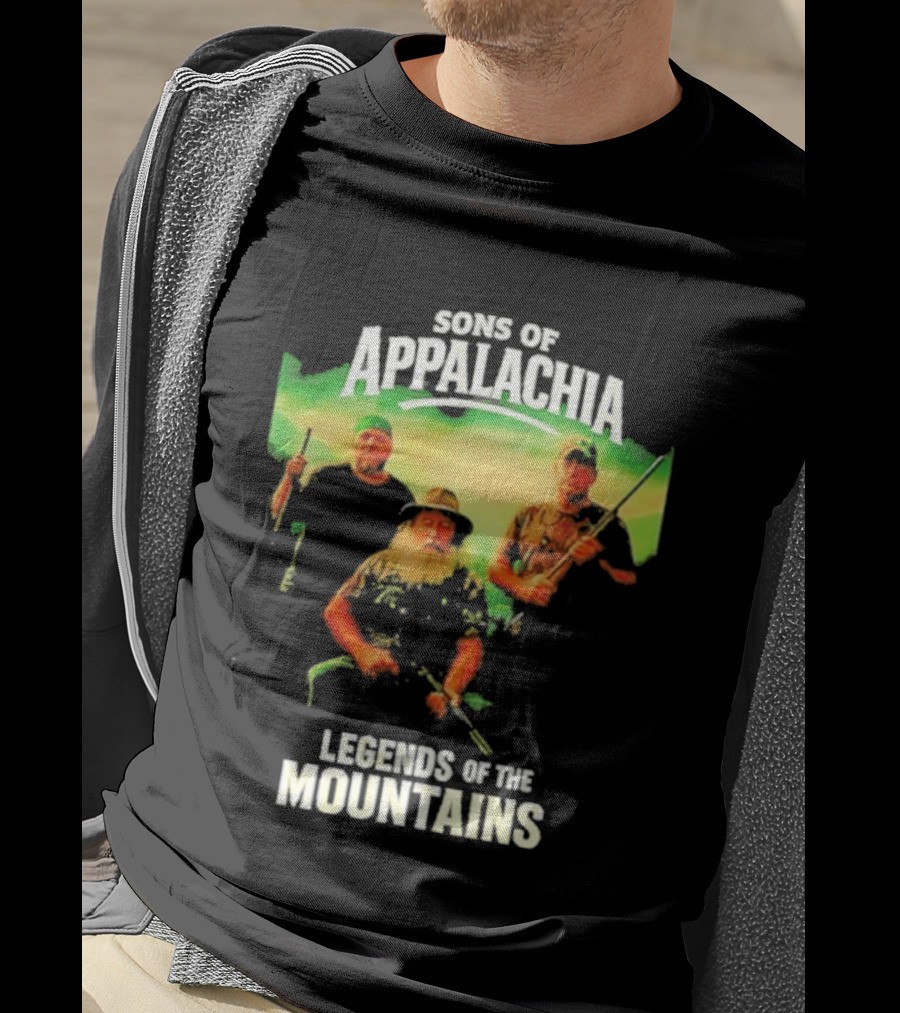 Sons Of Appalachia Legends Of The Mountains Rugged Wilderness Guardians T-Shirt