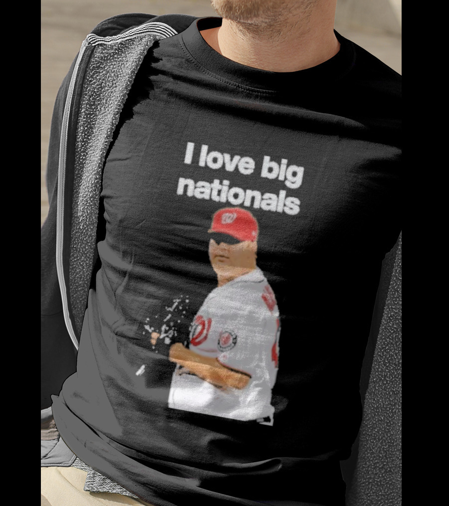 I Love Big Nationals Baseball Matt Albers T-Shirt