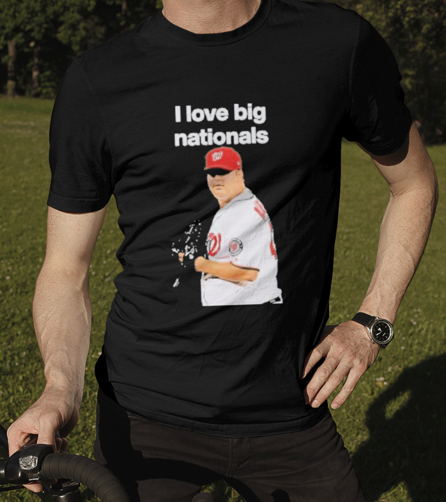 I Love Big Nationals Baseball Matt Albers T-Shirt
