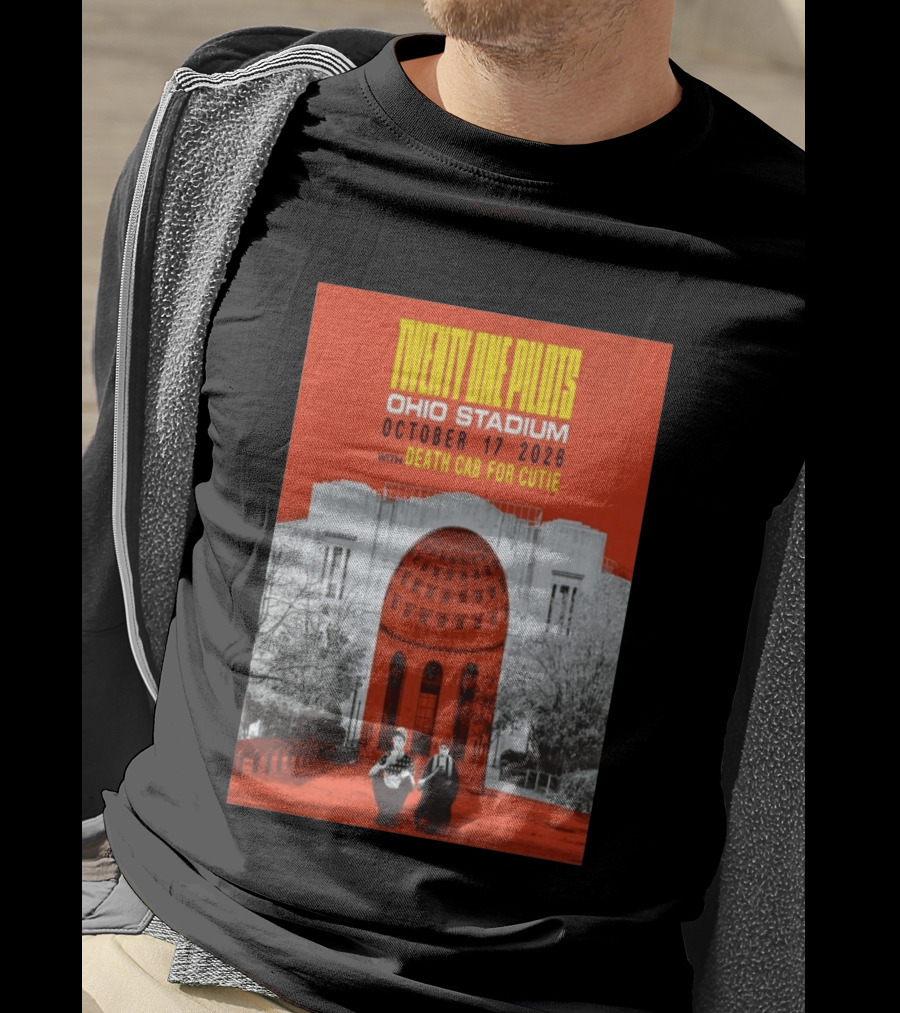 Twenty One Pilots Ohio Stadium October 17 2026 With Death Cab For Cutie T-Shirt