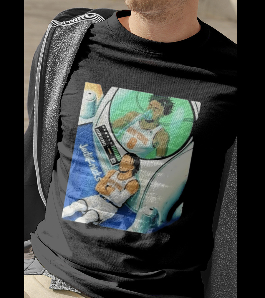 Jalen Brunson OG Anunoby New York Knicks 2026 Jedi+Knicks T-Shirt
