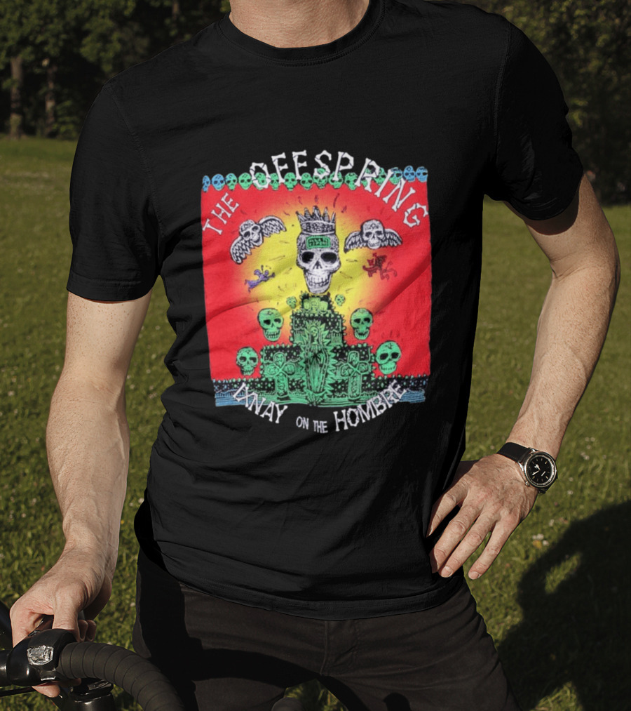 The Offspring Ixnay On The Hombre Skeleton Skulls Crown T-Shirt