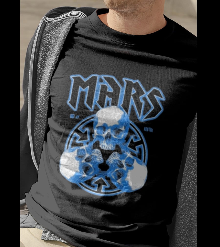 Thirty Seconds To Mars Blue Skulls European Tour 2027 T-Shirt
