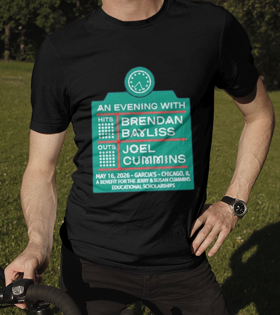 An Evening With Brendan Bayliss And Joel Cummins Garcia's Chicago May 16 2026 Benefit Event T-Shirt