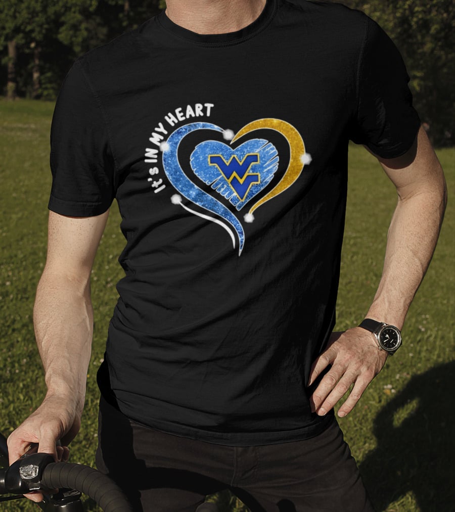 West Virginia Mountaineers WVU It's In My Heart Football 2026 T-Shirt