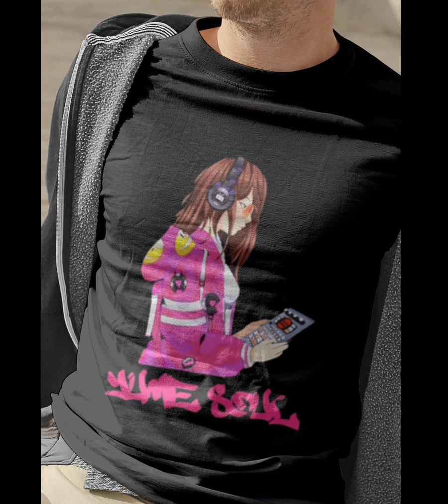 Yume Soul Anime Girl With Headphones And Game Controller T-Shirt
