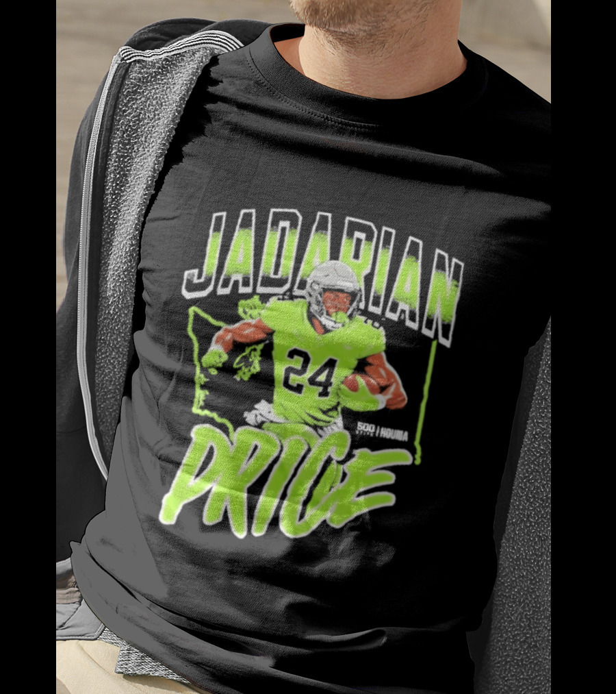 Jadarian Price 24 Seattle Football Running Back T-Shirt