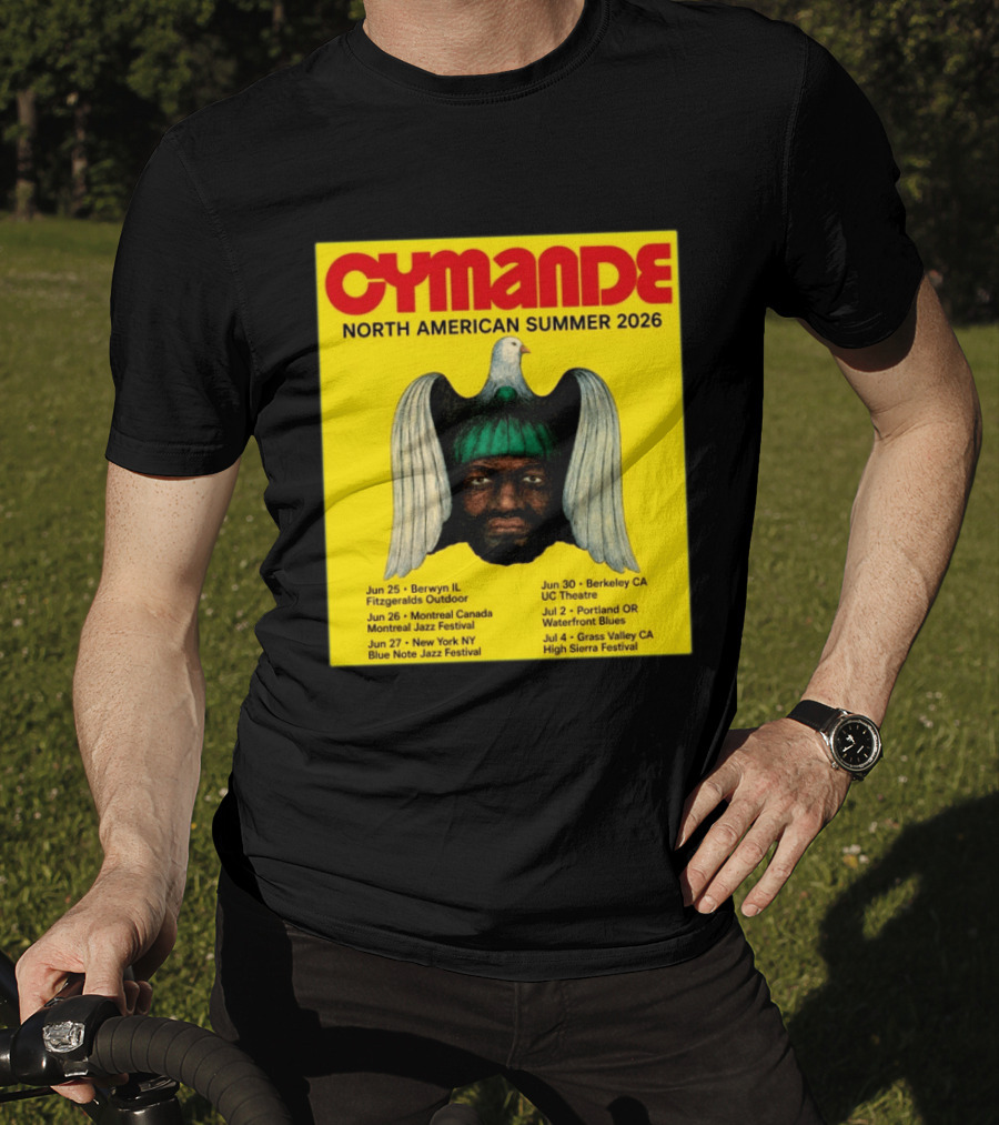 Cymande North American Summer 2026 Tour Dates And Locations T-Shirt