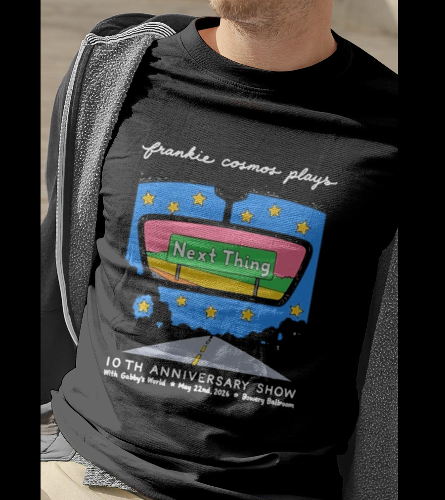 Frankie Cosmos 10th Anniversary Show May 22 2026 Bowery Ballroom Next Thing Live Performance T-Shirt