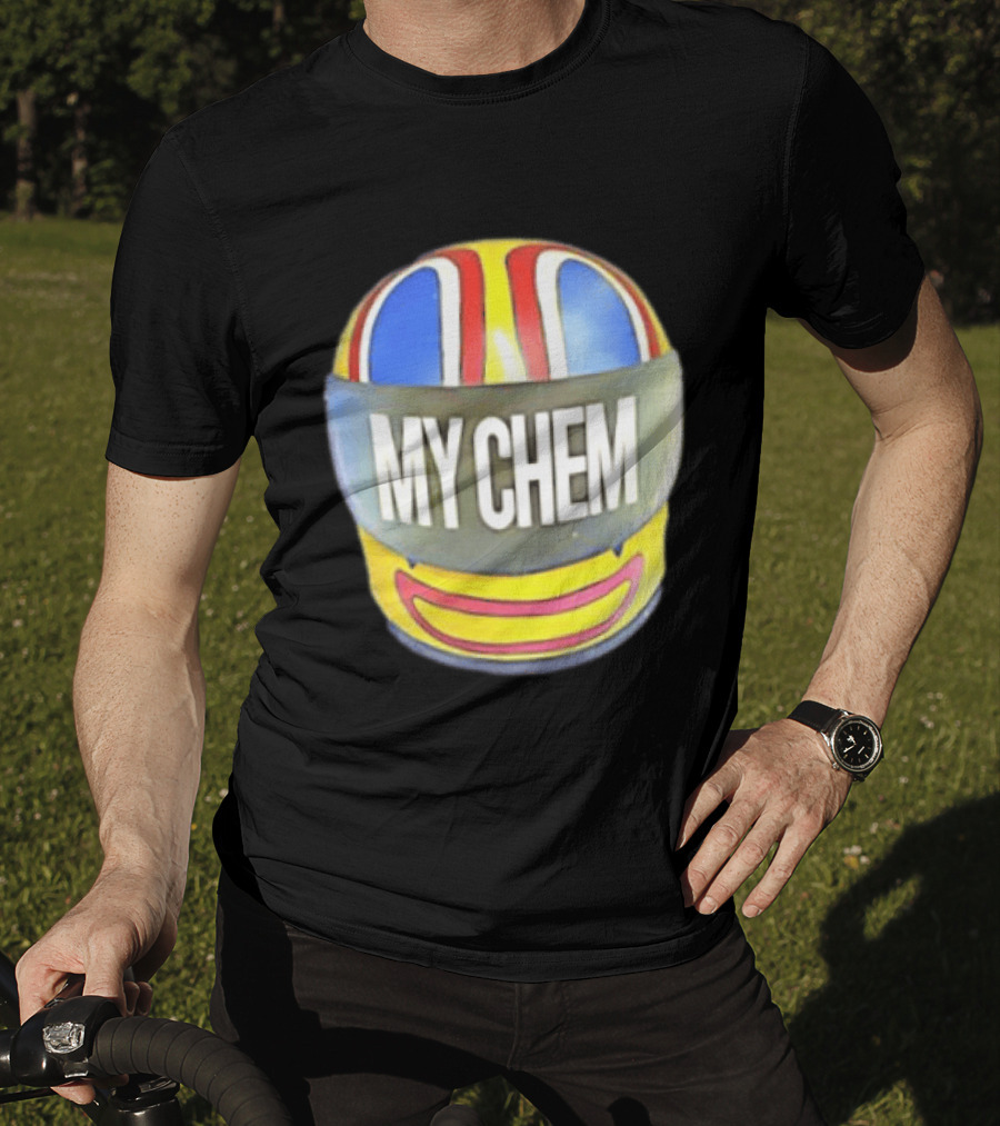 My Chem Helmet My Chemical Romance Music Lover Vibrant Racing T-Shirt