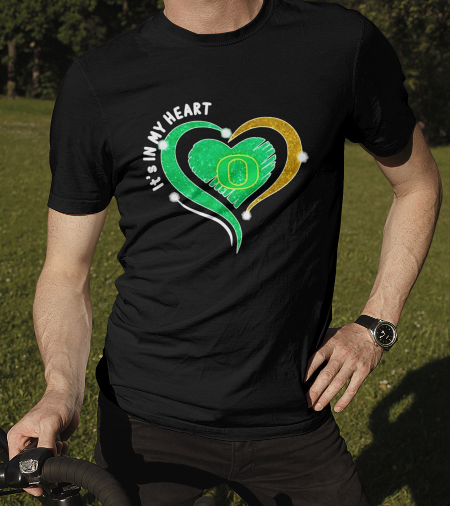 Oregon Ducks Heart 2026 Football Fan Pride T-Shirt