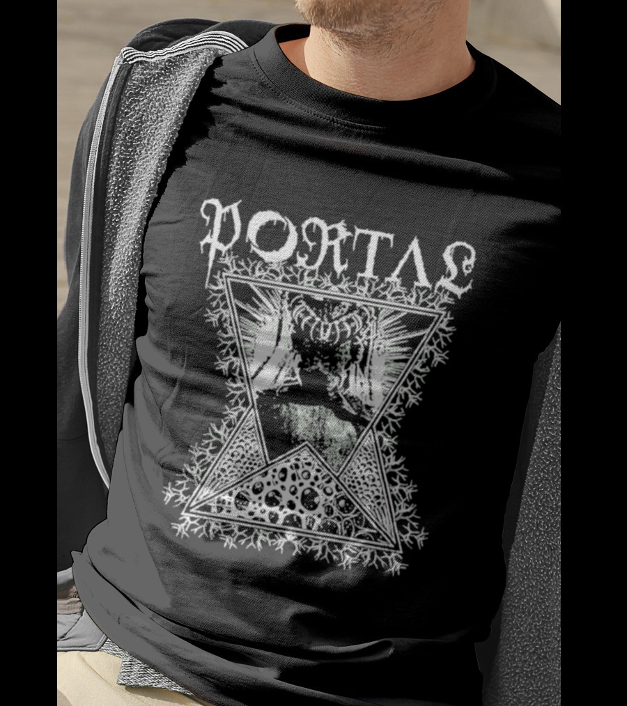 Portal Vexation Symmetrical Hourglass Winged Snowflake T-Shirt