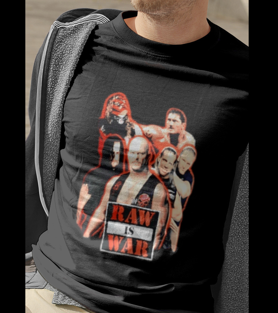 WWE Raw Is War Legends Kane Stone Cold Undertaker Shawn Michaels Triple H T-Shirt