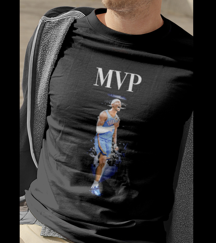 Shai Gilgeous Alexander MVP Back To Back NBA Oklahoma City Thunder T-Shirt