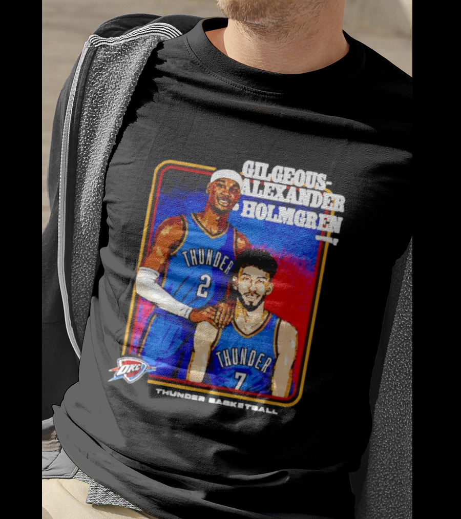 Gilgeous Alexander Holmgren OKC Thunder Basketball Step Brothers T-Shirt