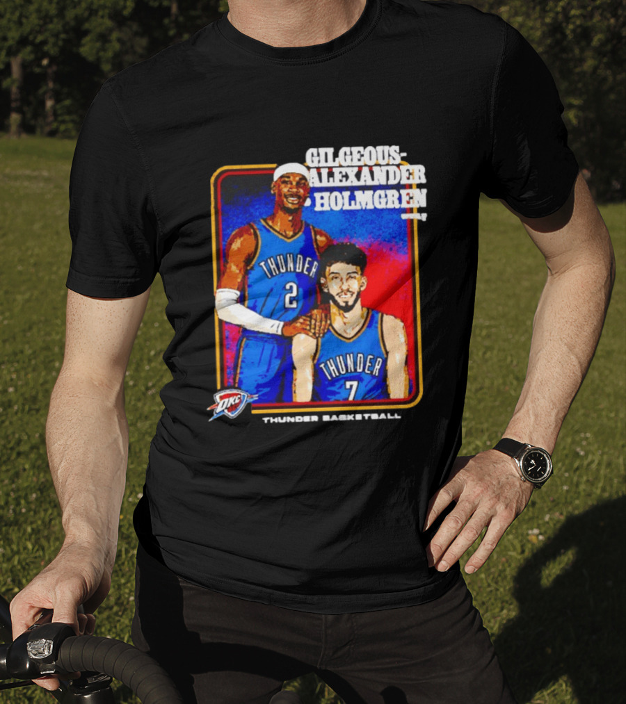Gilgeous Alexander Holmgren OKC Thunder Basketball Step Brothers T-Shirt