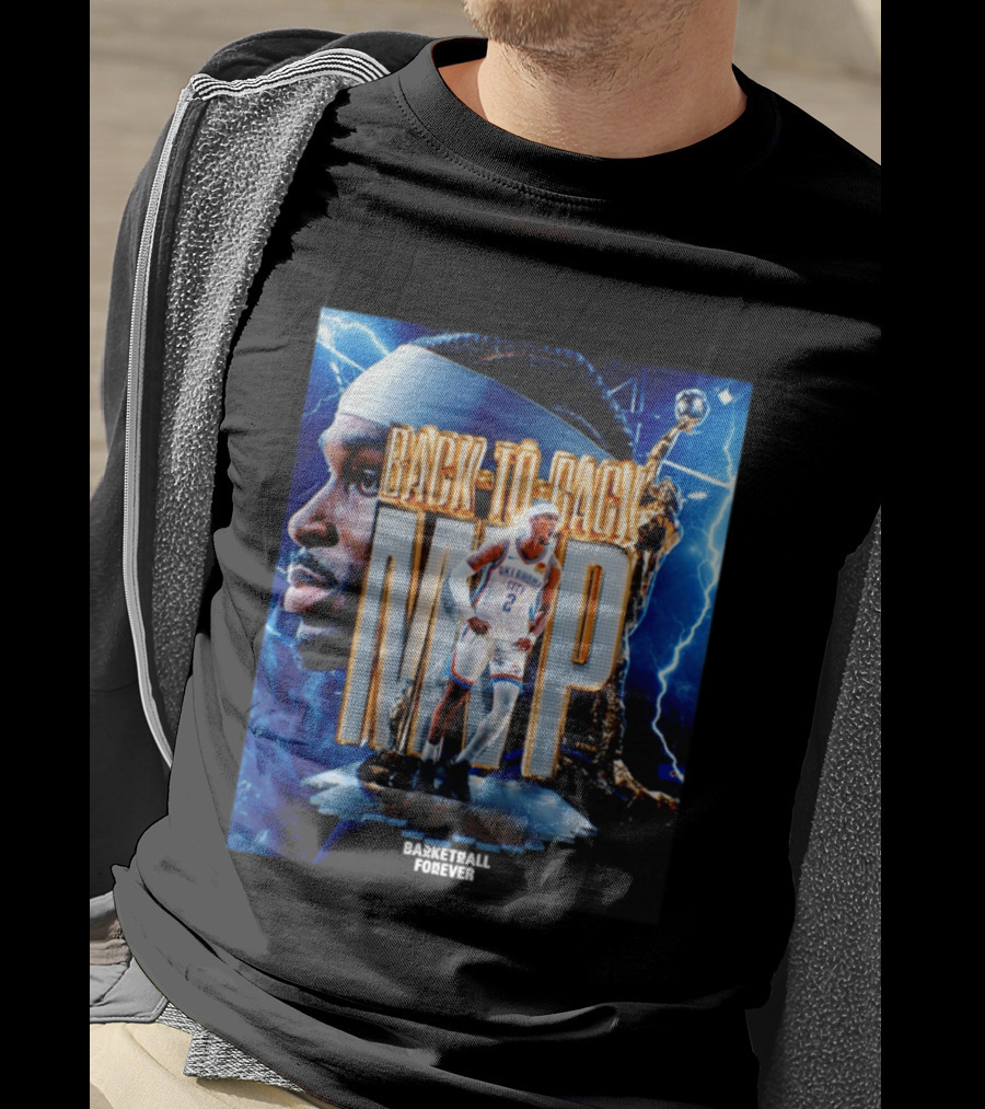 Back To Back MVP Oklahoma City Basketball Forever T-Shirt