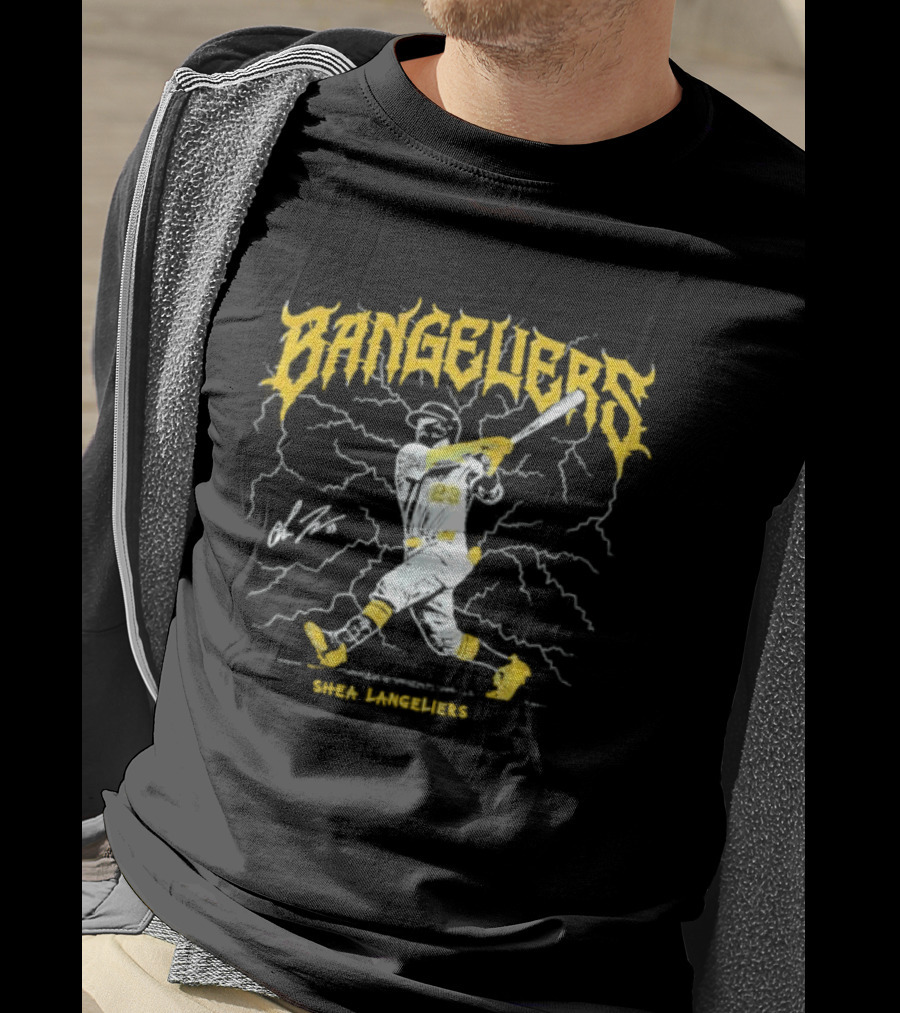 Bangeliers Shea Langeliers Oakland Athletics MLB Swing The Stick T-Shirt