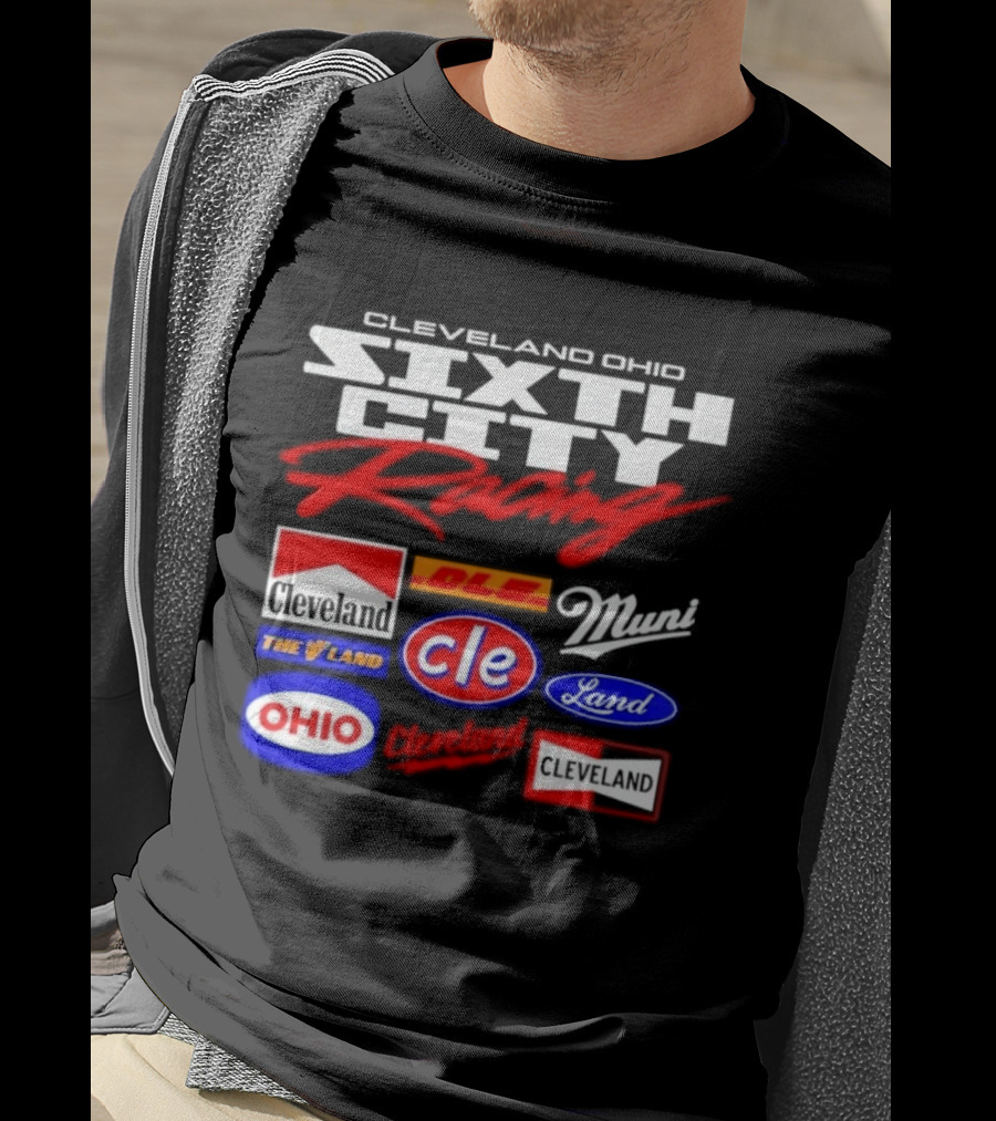Cleveland Ohio Sixth City Racing Clevelander The Land T-Shirt