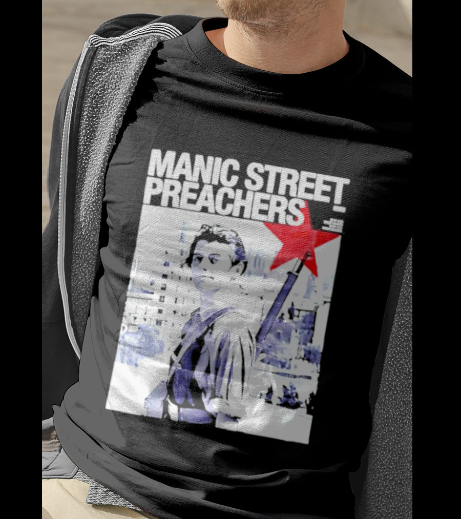 Manic Street Preachers Red Star Image T-Shirt