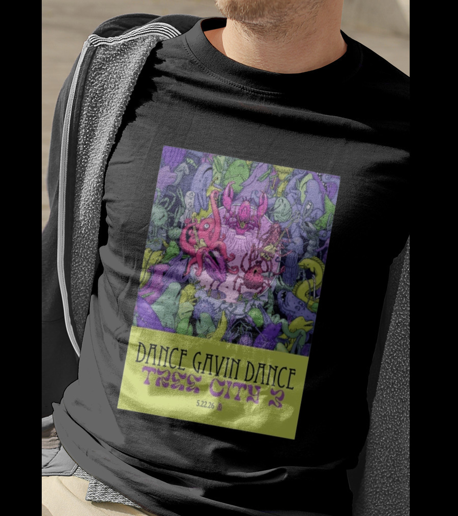 Dance Gavin Dance Tree City 2 May 22 2026 Concert T-Shirt