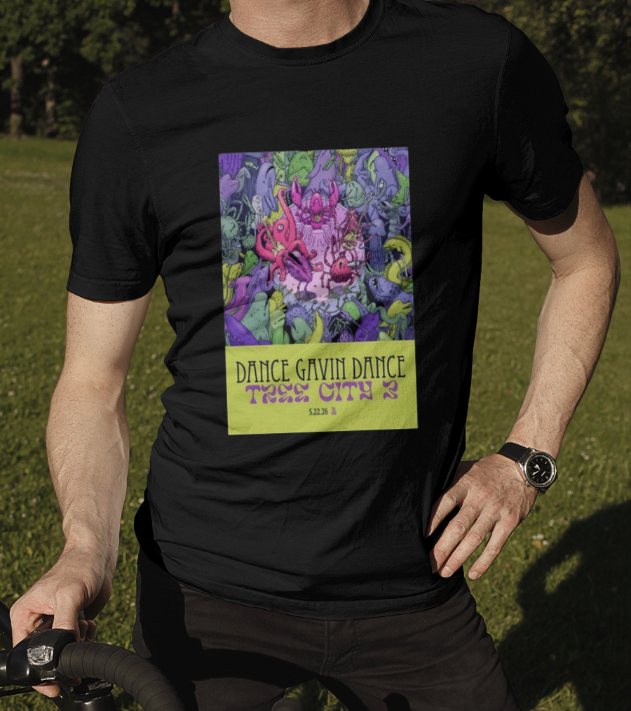 Dance Gavin Dance Tree City 2 May 22 2026 Concert T-Shirt