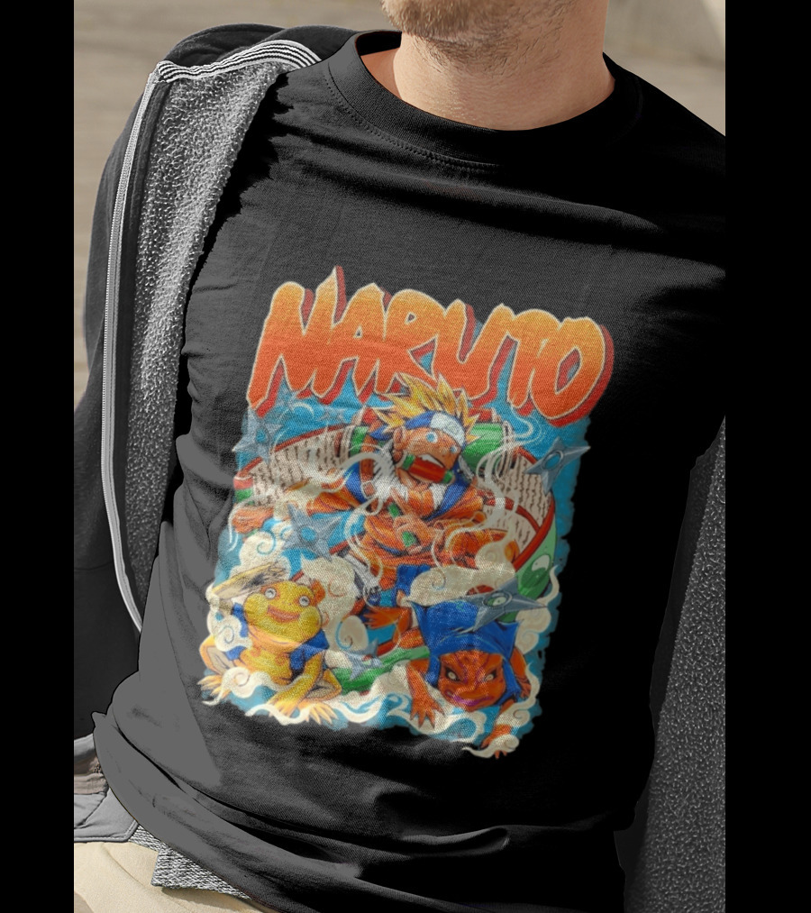 Naruto Uzumaki Toad Summoning Adventure Anime Ninja T-Shirt