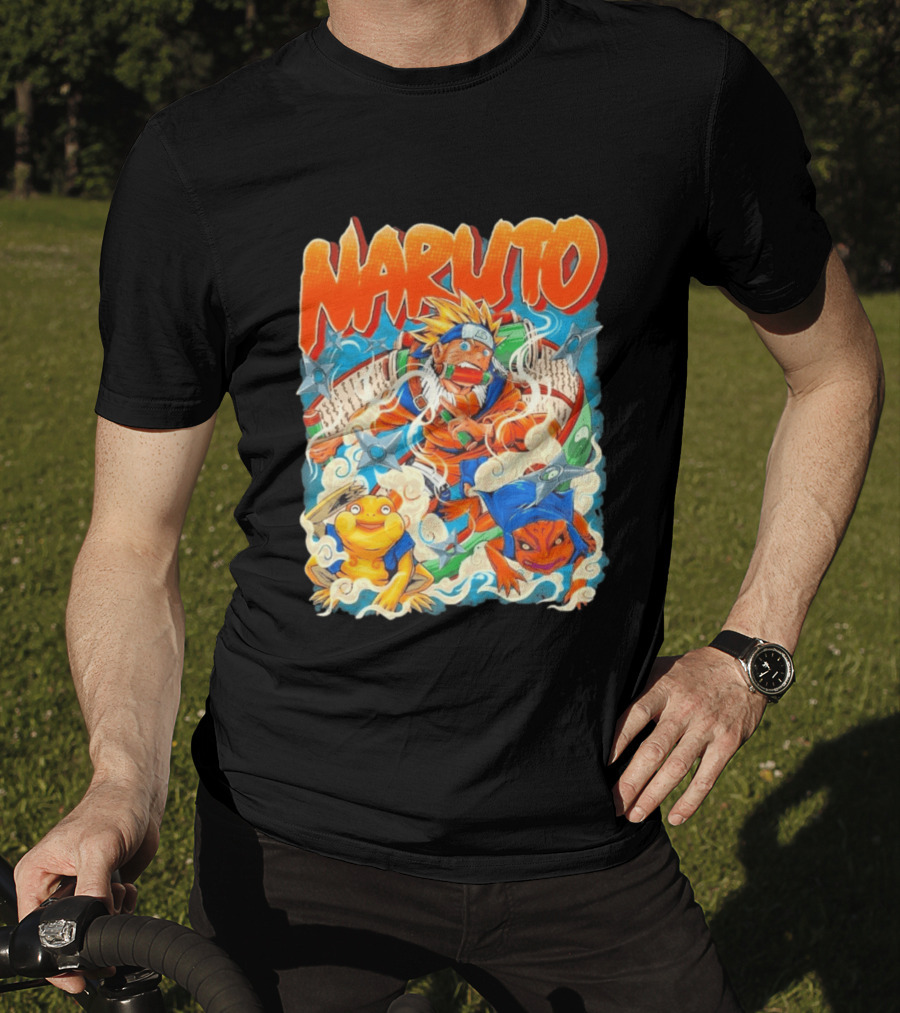 Naruto Uzumaki Toad Summoning Adventure Anime Ninja T-Shirt